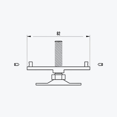 Adjustable Foot  for M081 - W016